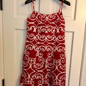 Ann Taylor Petite 00 hot pink Dress